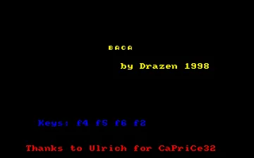 Baca (UK) (1998) (PD) screen shot title